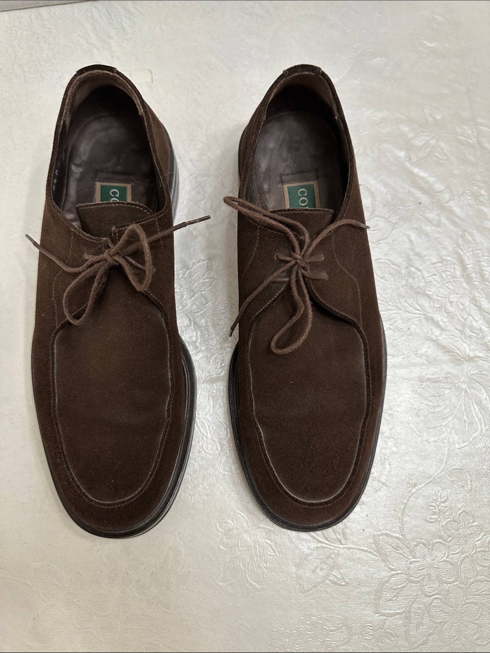Cole Haan suede oxford - chocolate brown